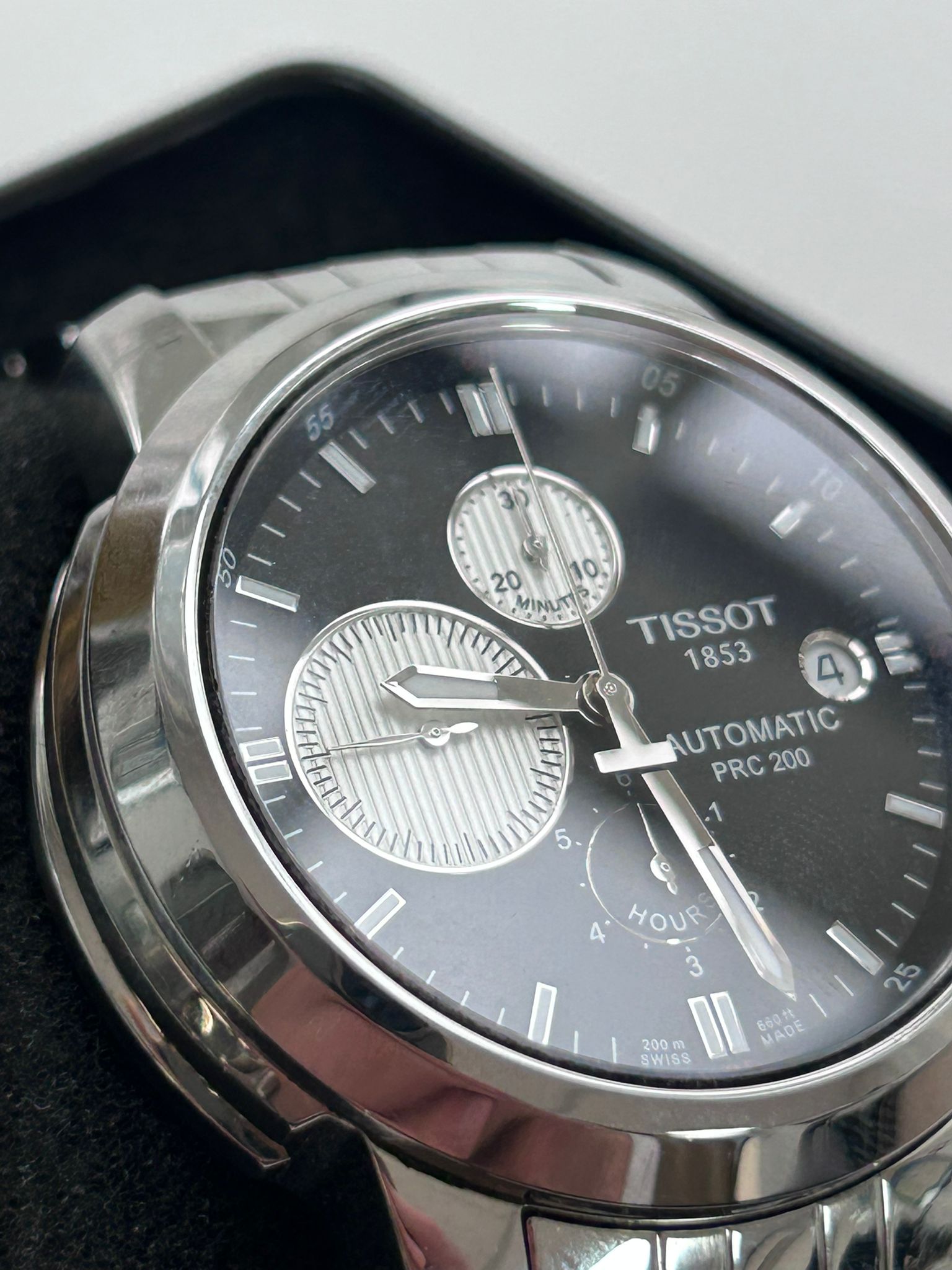 Tissot 1853 Automatic PRC 200 Chronograph – Ceas Elvețian Sport de Lux, Rezistent 200M