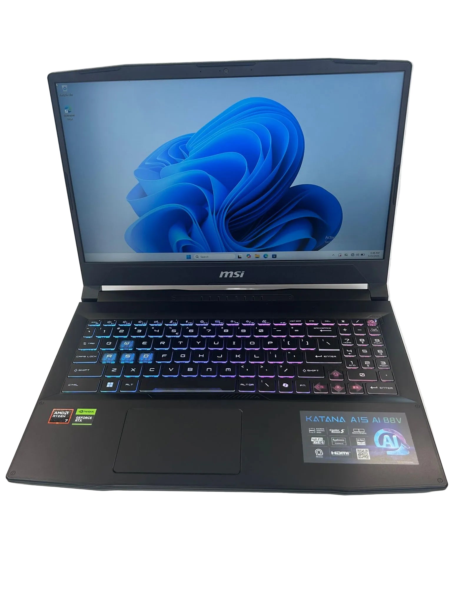 Laptop MSI Katana A15 – AMD Ryzen 7, RTX 4060, 16GB RAM, SSD 512GB