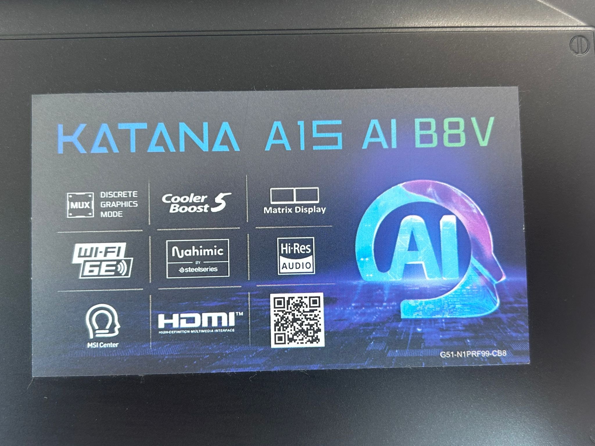 Laptop MSI Katana A15 – AMD Ryzen 7, RTX 4060, 16GB RAM, SSD 512GB