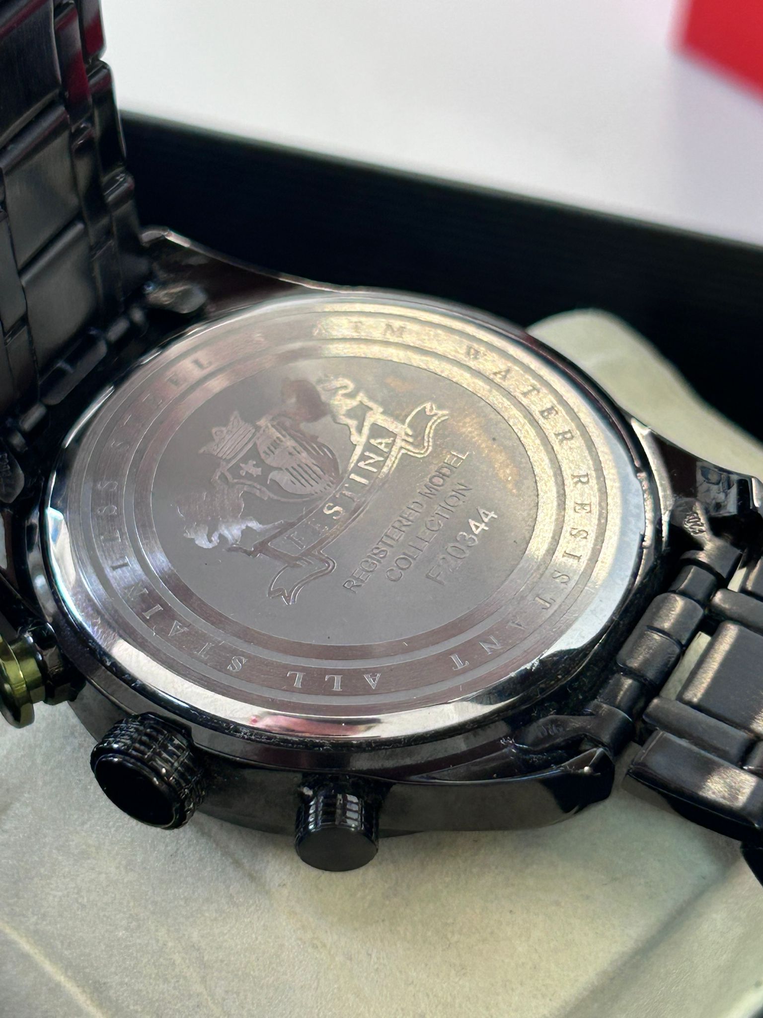 Ceas Festina F20344 Tachymeter Cronograf Bărbați – Negru |
