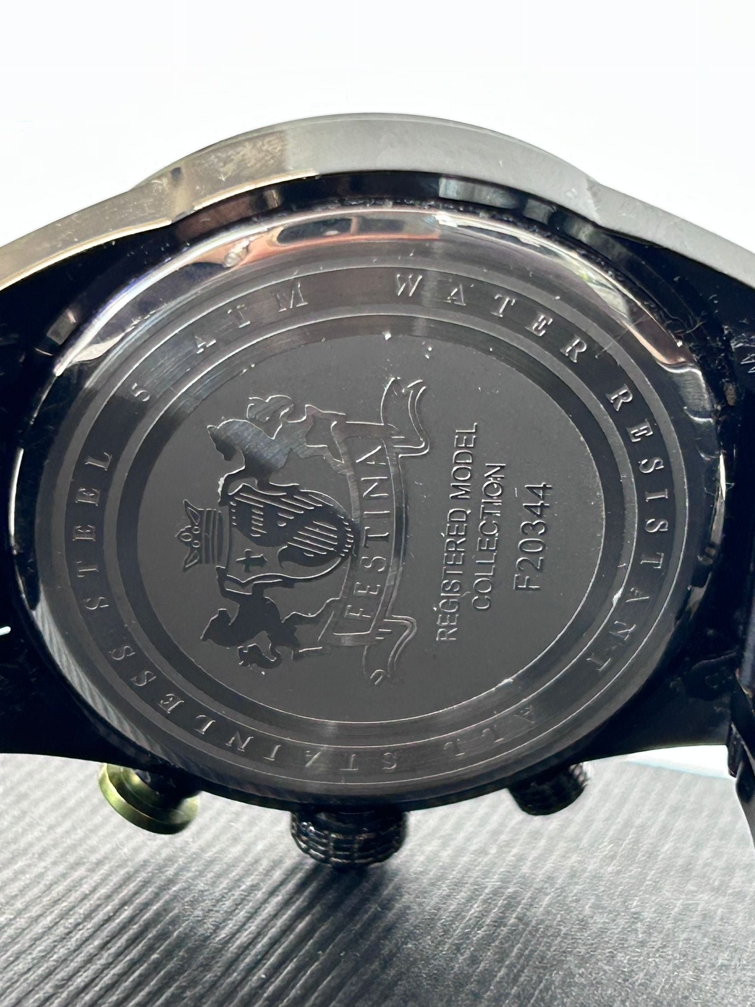 Ceas Festina F20344 Tachymeter Cronograf Bărbați – Negru |