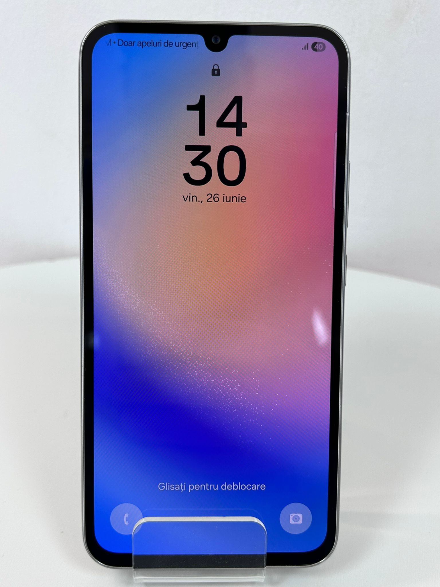 Samsung Galaxy A34 5G Silver 128GB – Smartphone Modern și Fiabil