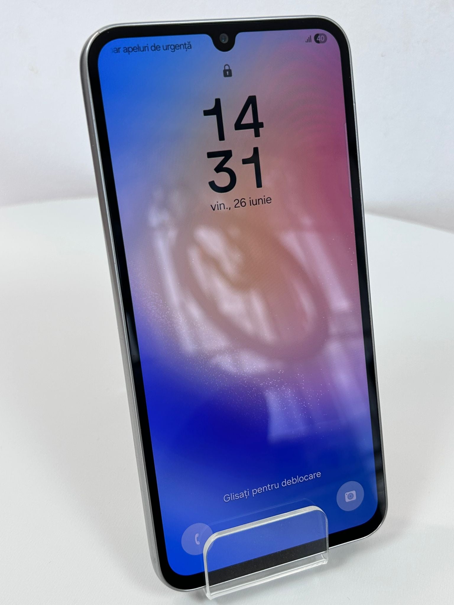 Samsung Galaxy A34 5G Silver 128GB – Smartphone Modern și Fiabil