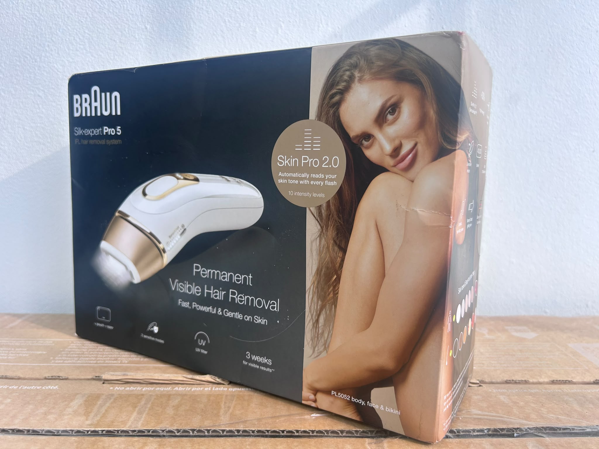 Braun Silk-expert Pro 5 PL5052 IPL Alb Auriu