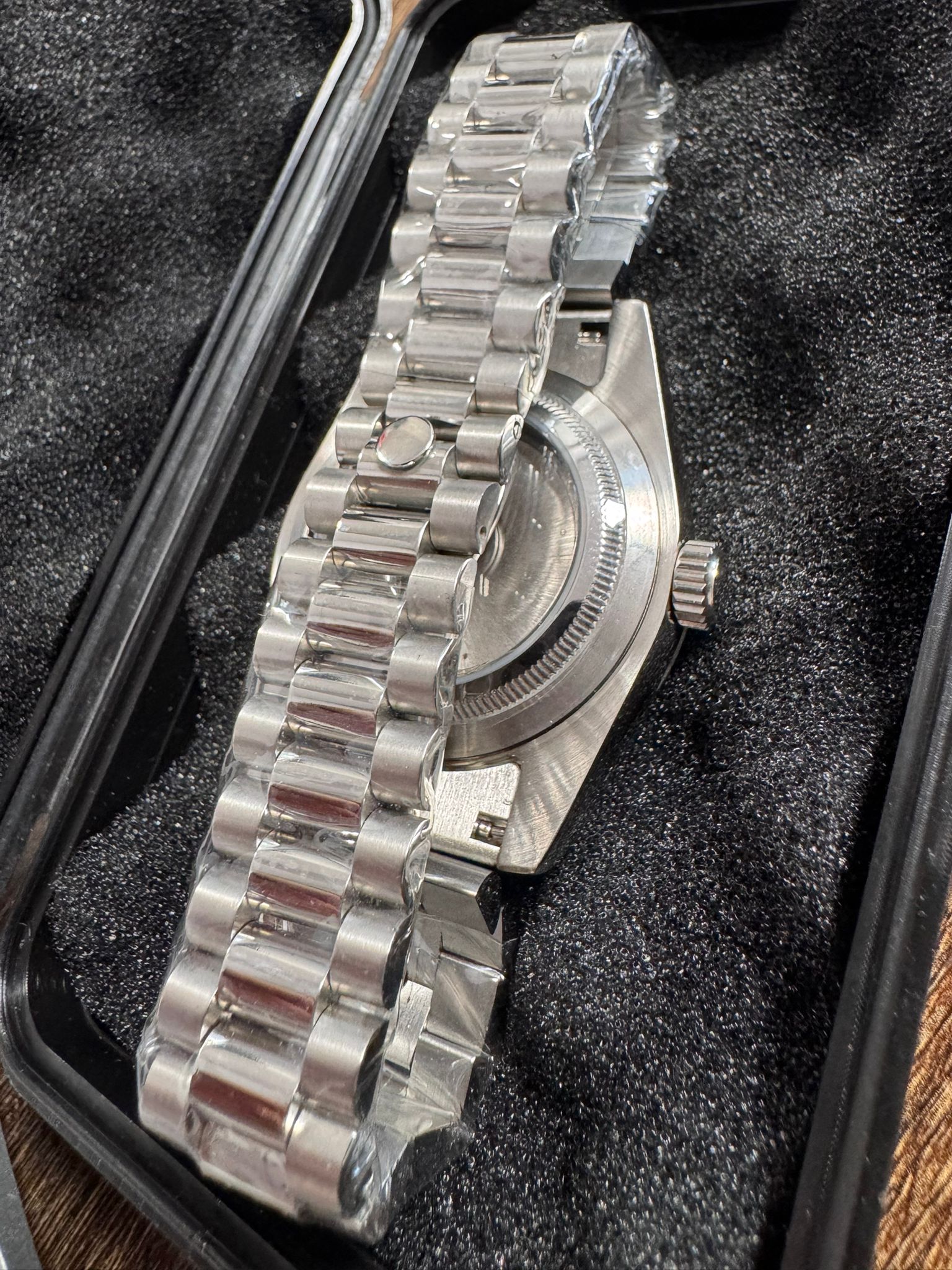 Ceas Seiko Custom Day-Date Blue Roman Numeral, Automatic, Miyota – Bărbați