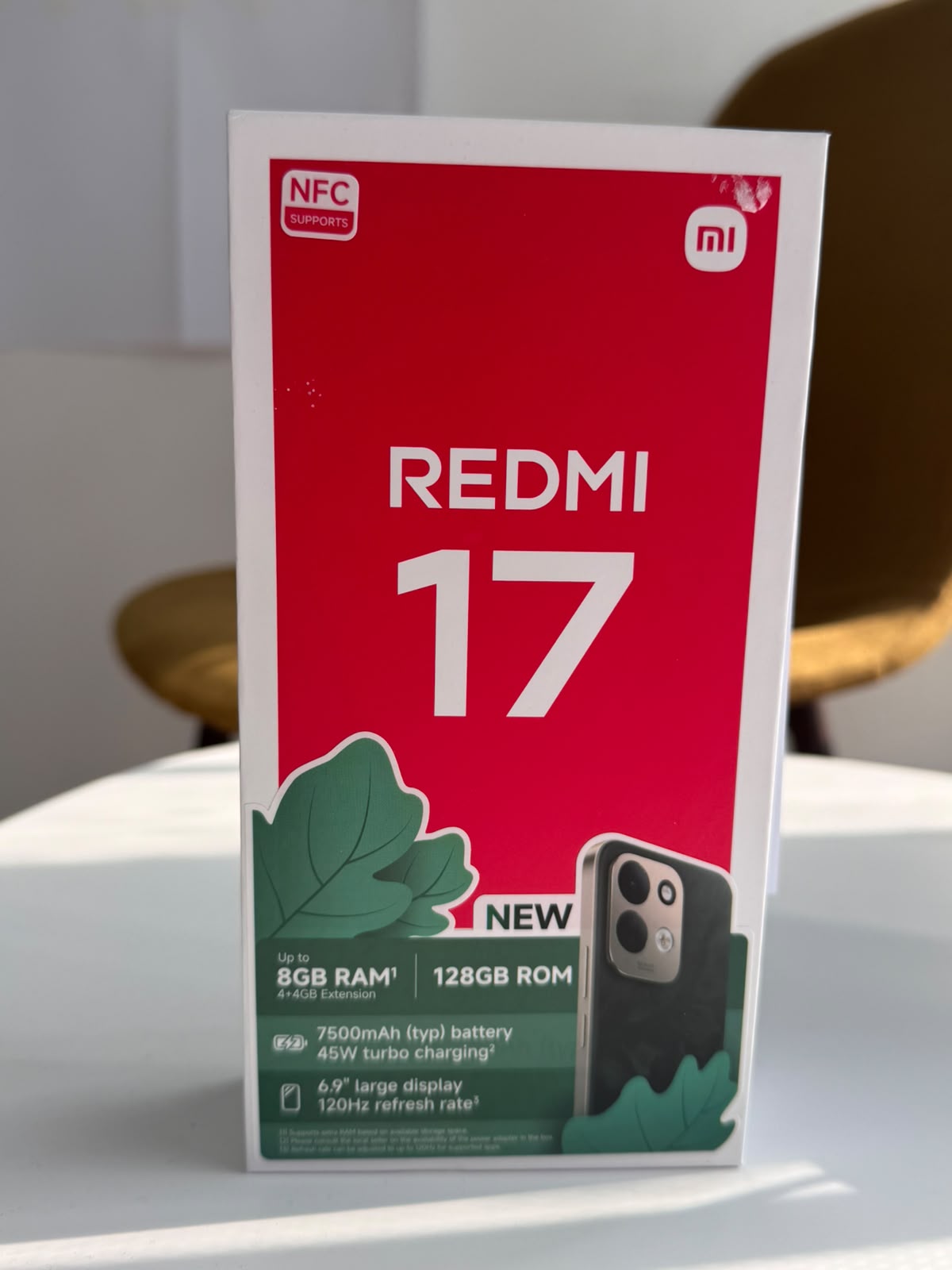 Telefon Xiaomi Redmi 17, 128GB, 4GB RAM, Dual SIM, Black