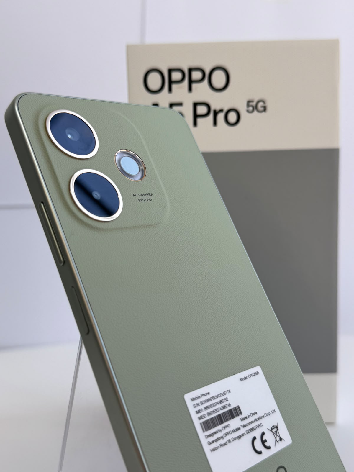 Telefon OPPO A5 Pro 5G, 256GB, 8GB RAM, Dual SIM, Olive Green