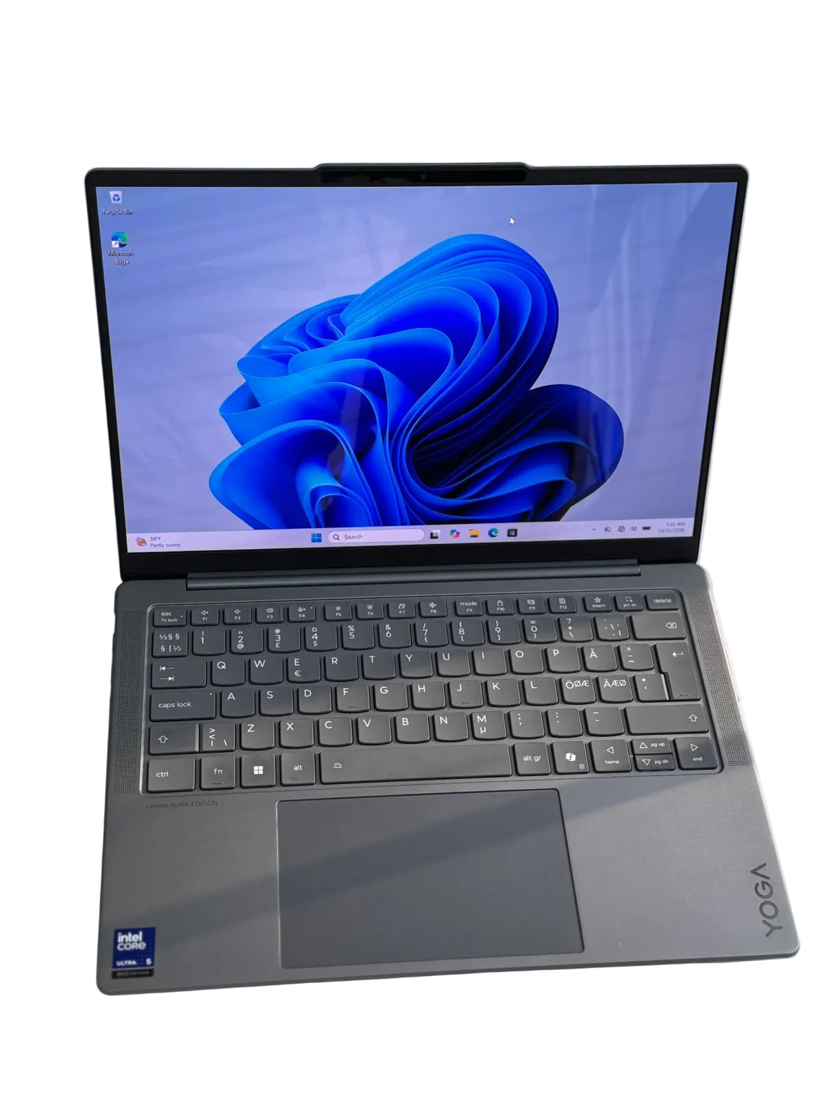 Laptop Lenovo Yoga Aura Edition, 14”, OLED, Intel Core Ultra 5 226V, 16GB RAM, 1TB SSD, Grey