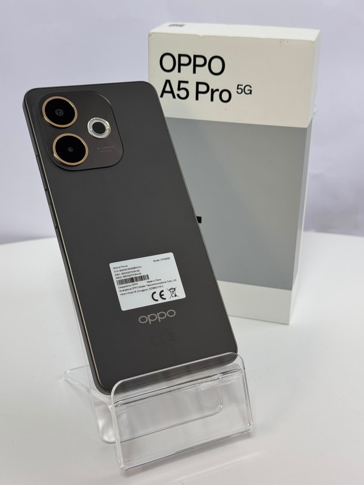 OPPO A5 Pro 5G, 256GB, 8GB RAM, Dual SIM, Black Brown, Ecran 120Hz