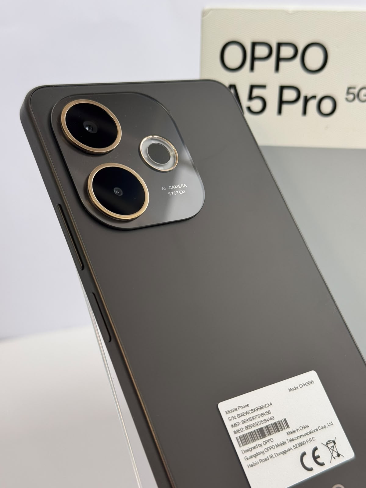 OPPO A5 Pro 5G, 256GB, 8GB RAM, Dual SIM, Black Brown, Ecran 120Hz