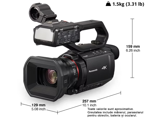 Camera video profesionala 4K 60p mobila  HC-X2000 PANASONIC