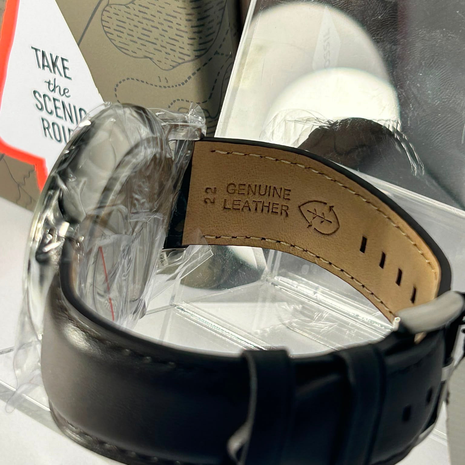 Ceas Fossil FS5380 – Curea din Piele Maro,  Ca Nou