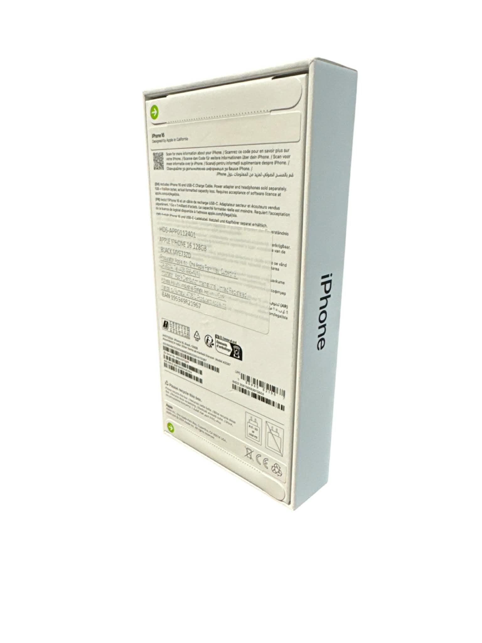 IPHONE 16 BLACK 128 GB