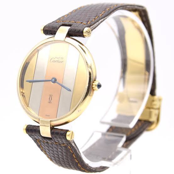 Ceas Dama Cartier Vendome Suflat cu Aur