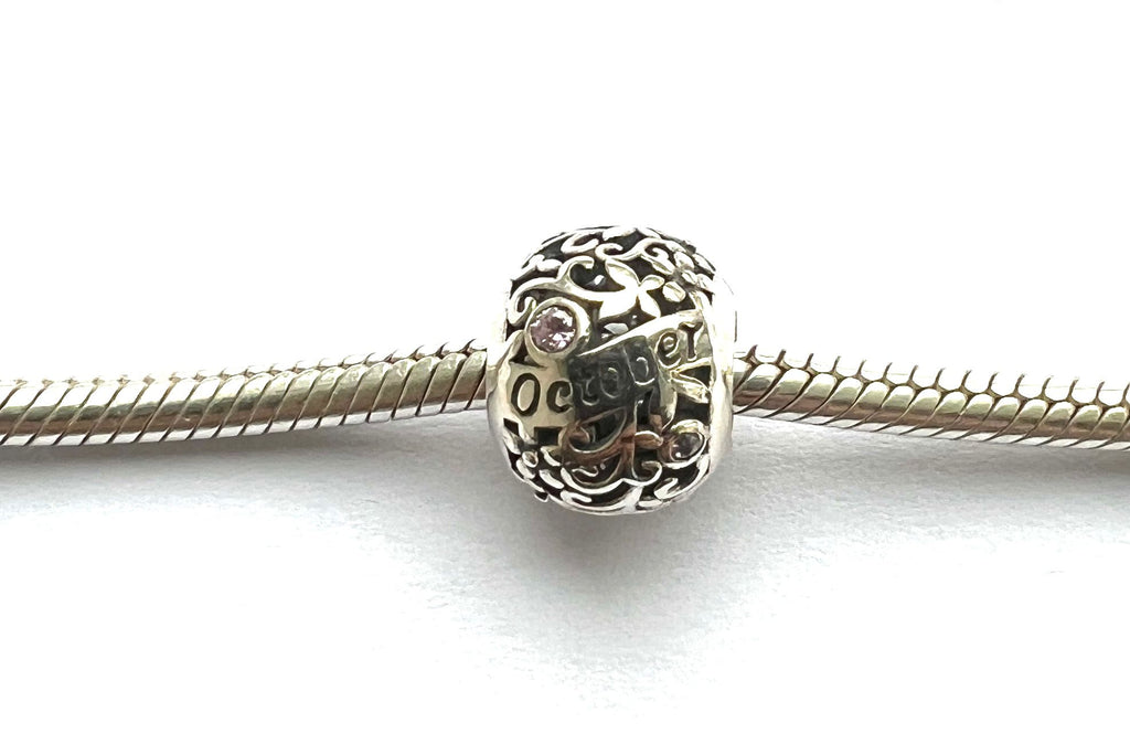 CHARM BRATARA ARGINT 925 CU LUNA OCTOMBRIE