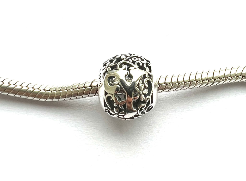 CHARM BRATARA ARGINT 925 CU LITERA Y